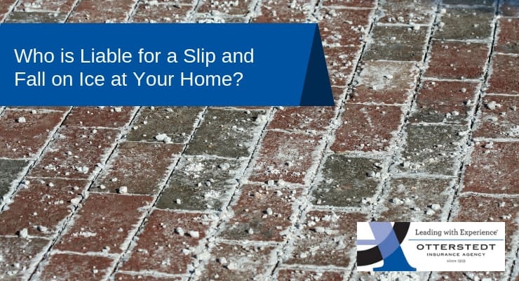 Who is Liable for a Slip and Fall on Ice at Your Home?
